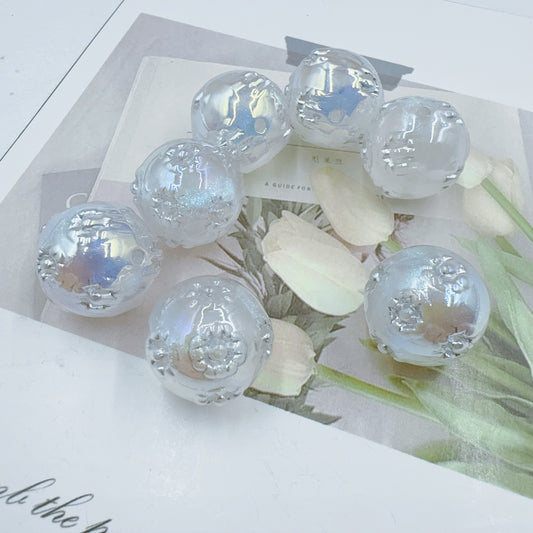 0 今日新作 银玉玲瓏 樹脂 16mm 银描（0513）