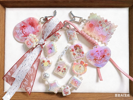 0 今日新作 枯れたローズーSP オーロラマシュマロ キャラアクリル混ぜ(1110)