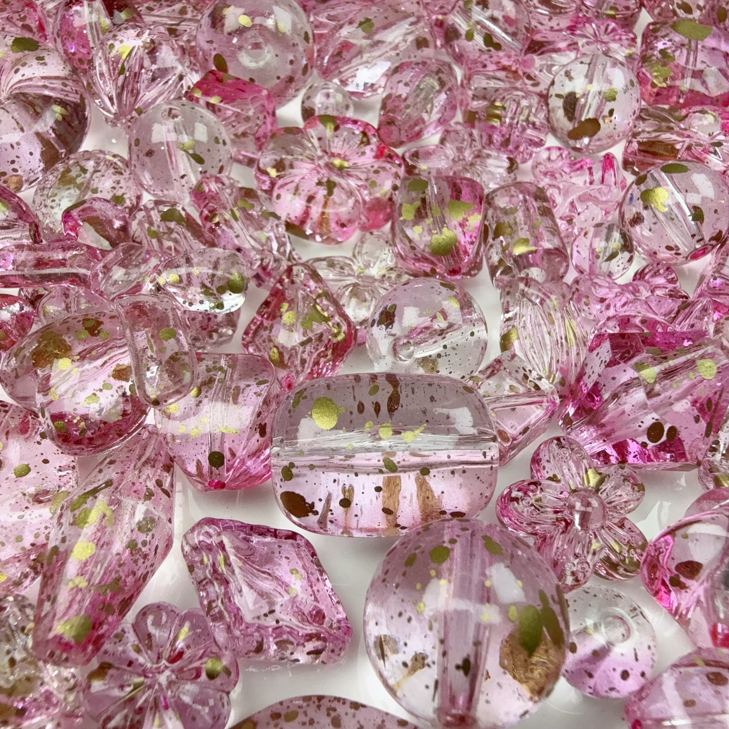 0 0今日新作 超クリアアクリル混ぜ -金撒き(0820)