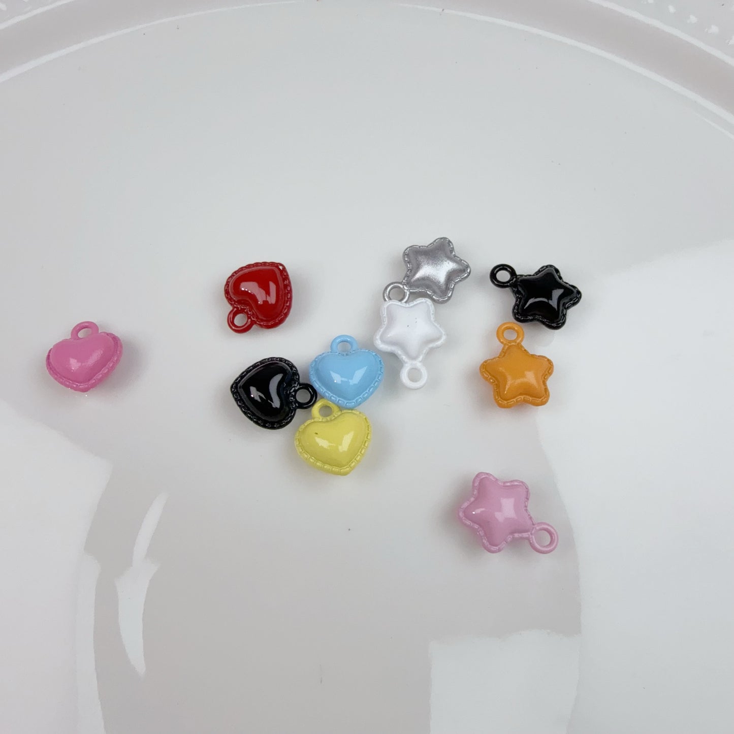 0 0今日新作 合金 かんつきハート＆星 (0301)