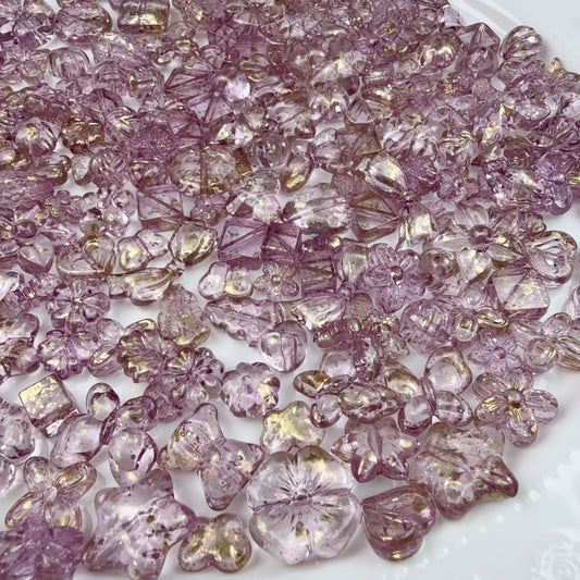 0 0今日新色 アクリルバロックークリア金描き(0601)