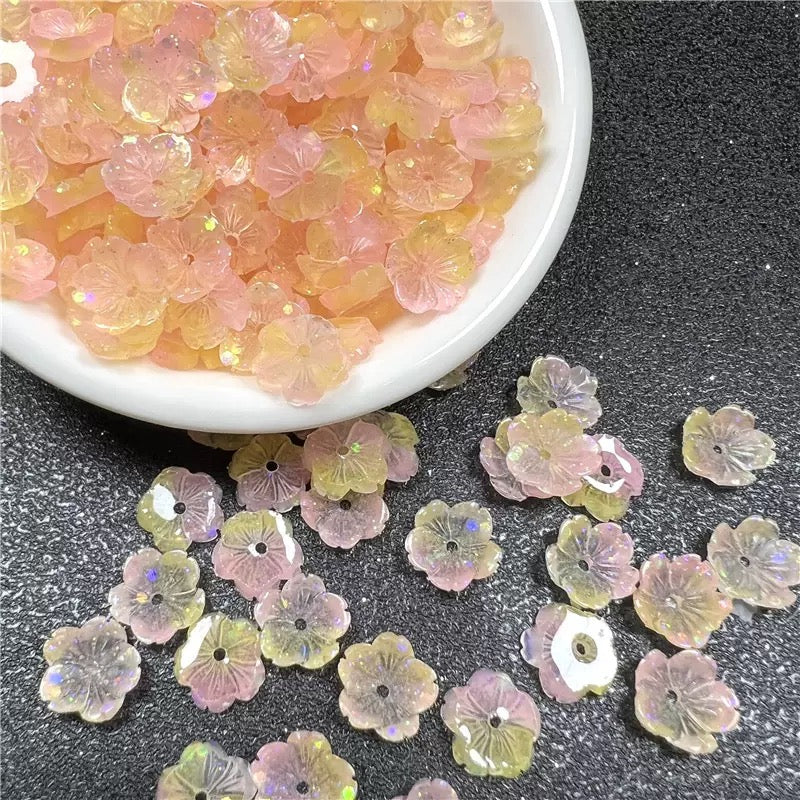 0 0今日新作 9mm 立体小花 夜光（1203）