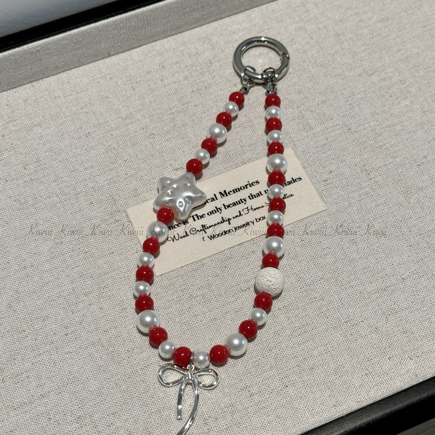 0 0今日新色 黒＆赤ラウンドビーズ アクリル混ぜ(0921)