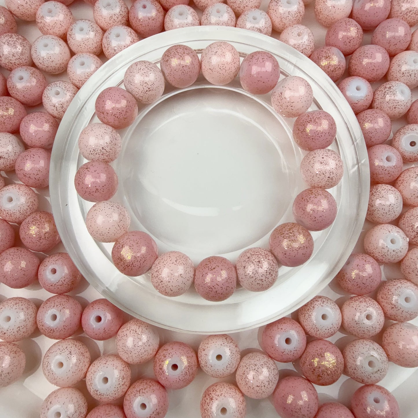 0 0今日新作 磁器色ビーズ 13ミリ(1007)