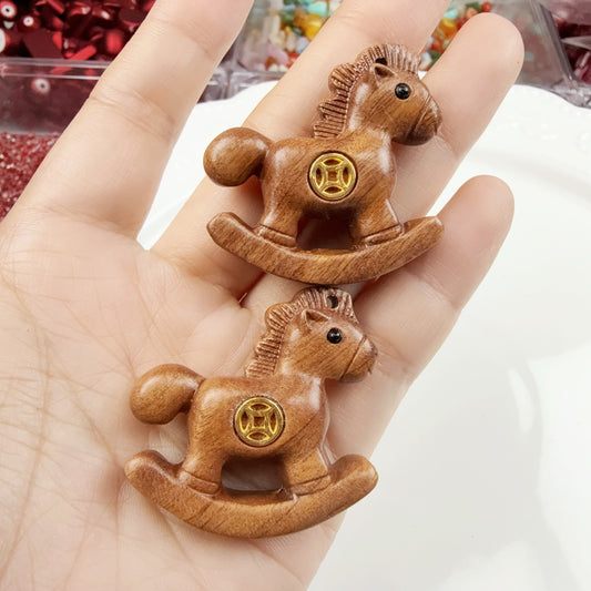 0 0今日新作 馬 木製(1217)