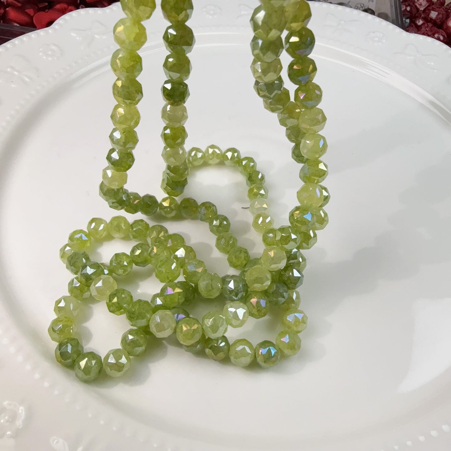 0 0今日新作 花ボールカット-氷裂(1208)