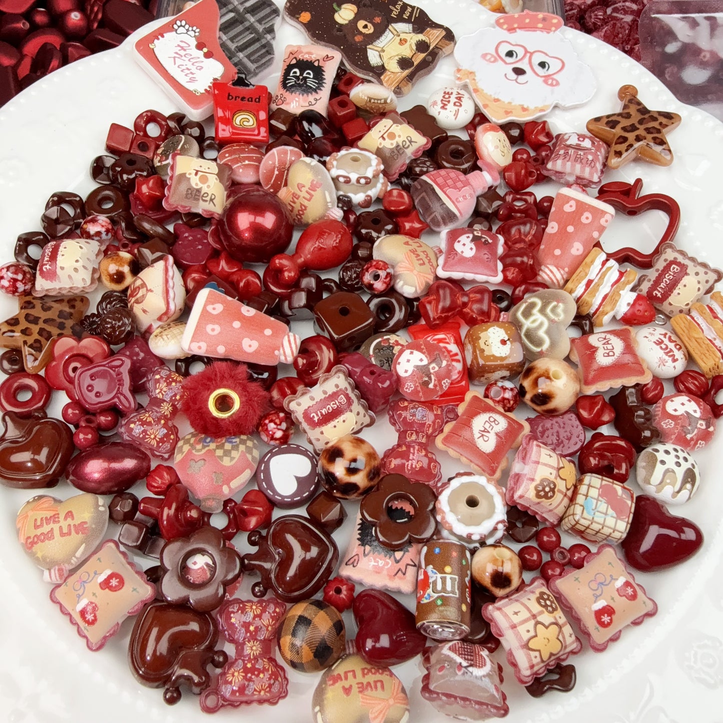 0 0今日新作 紅茶 大きな付属品容量ゼロ負担 アクリル混ぜ(0108)