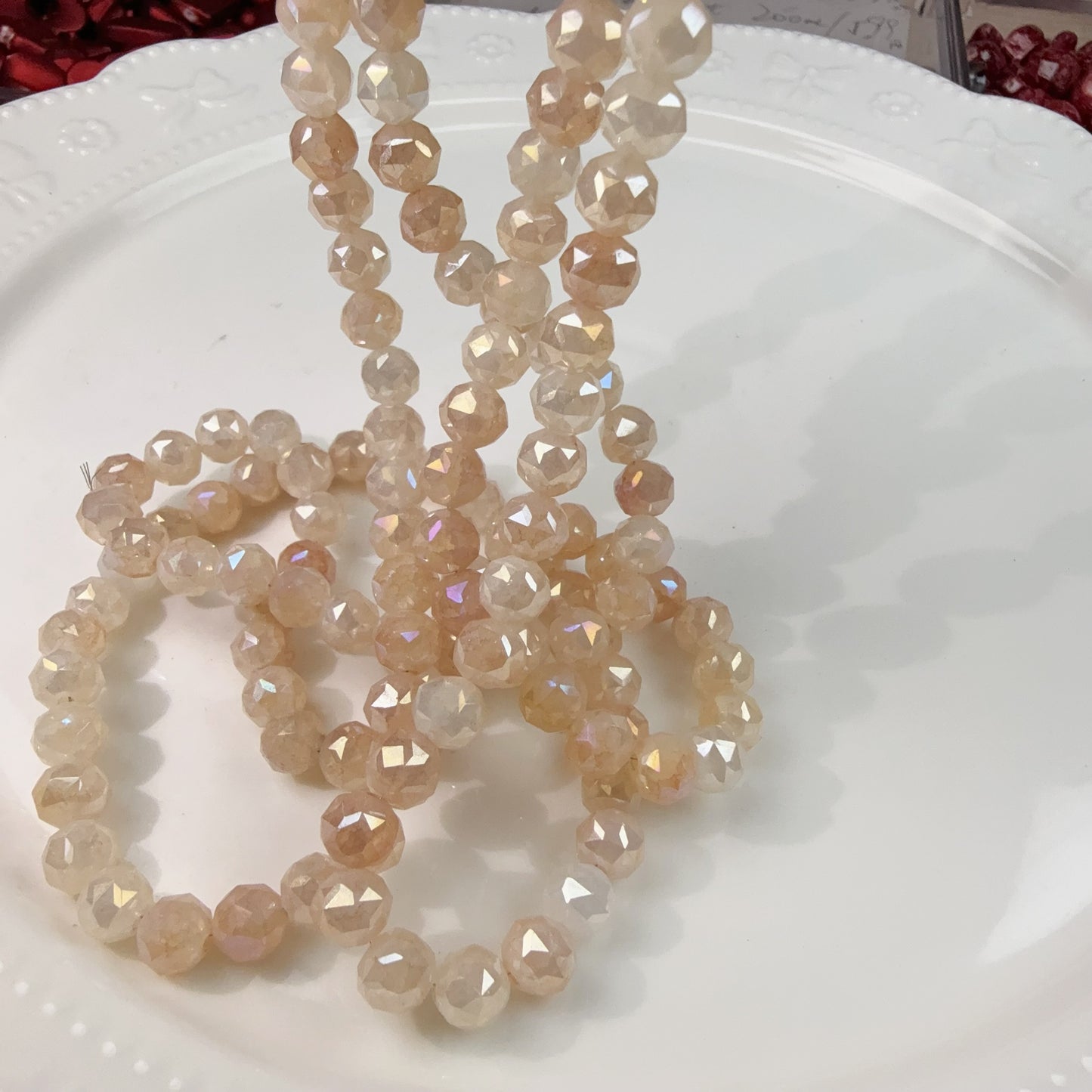 0 0今日新作 花ボールカット-氷裂(1208)