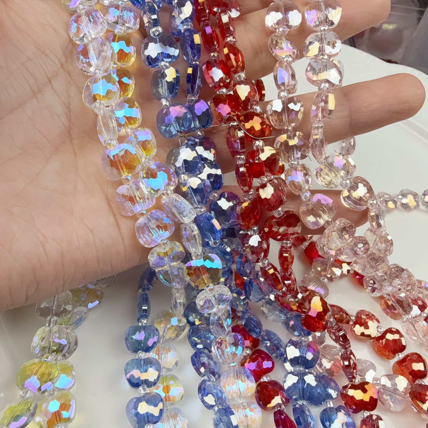 0 0今日新作 ガラスリンゴ(0131)