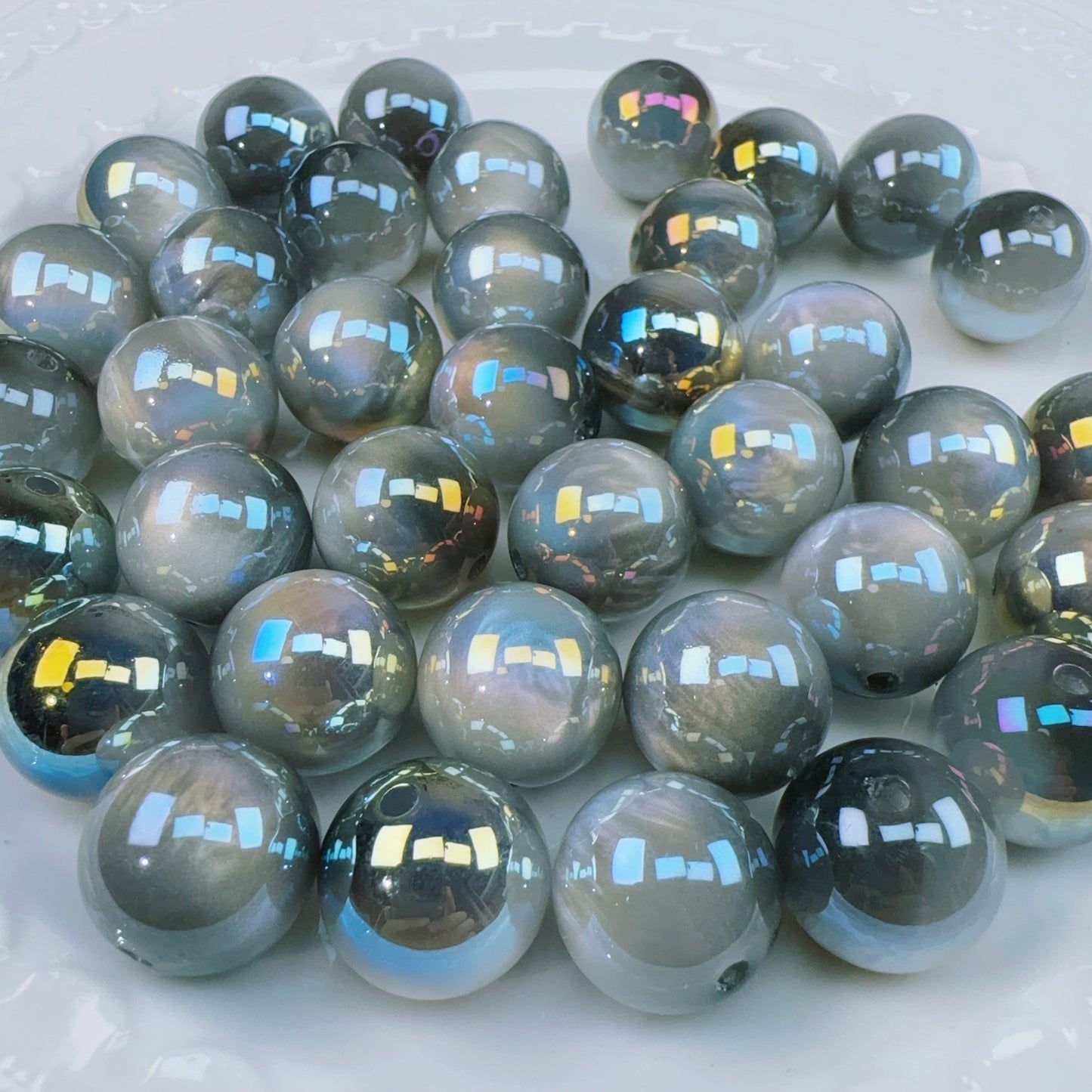 （库存处分）千色キャッツアイ 12 と 16mm 樹脂（0810）