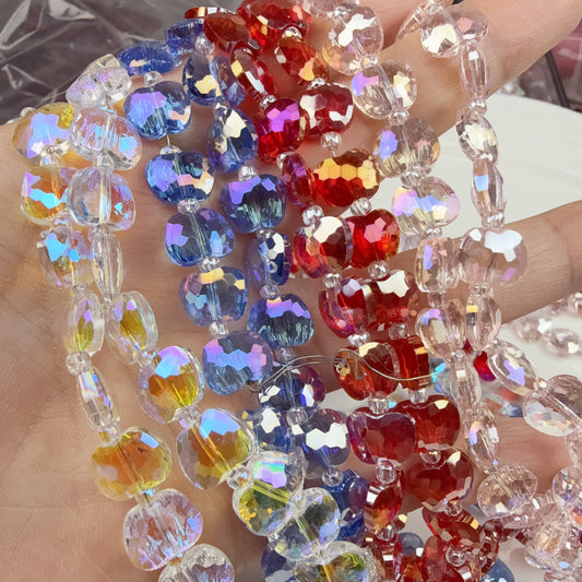 0 0今日新作 ガラスリンゴ(0131)