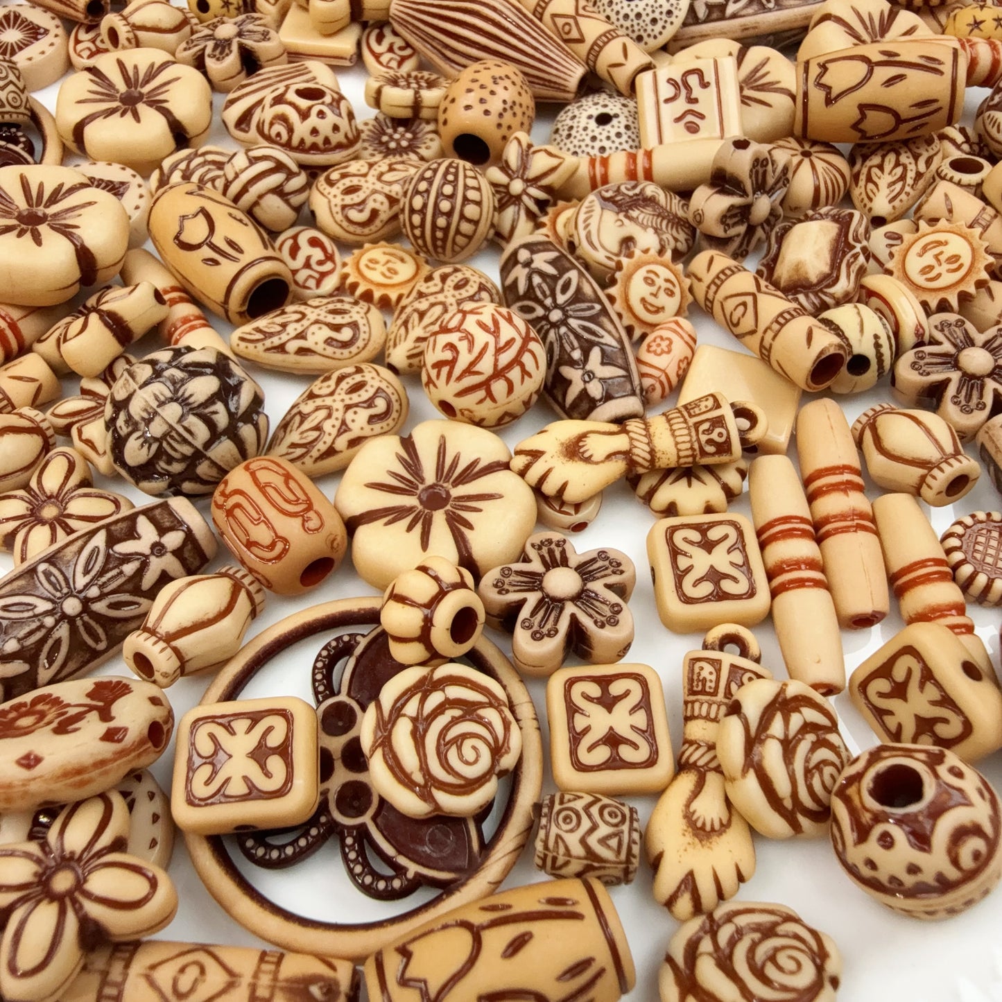 0 0再入荷 アンティーク木模様 アクリル混ぜ(0615)