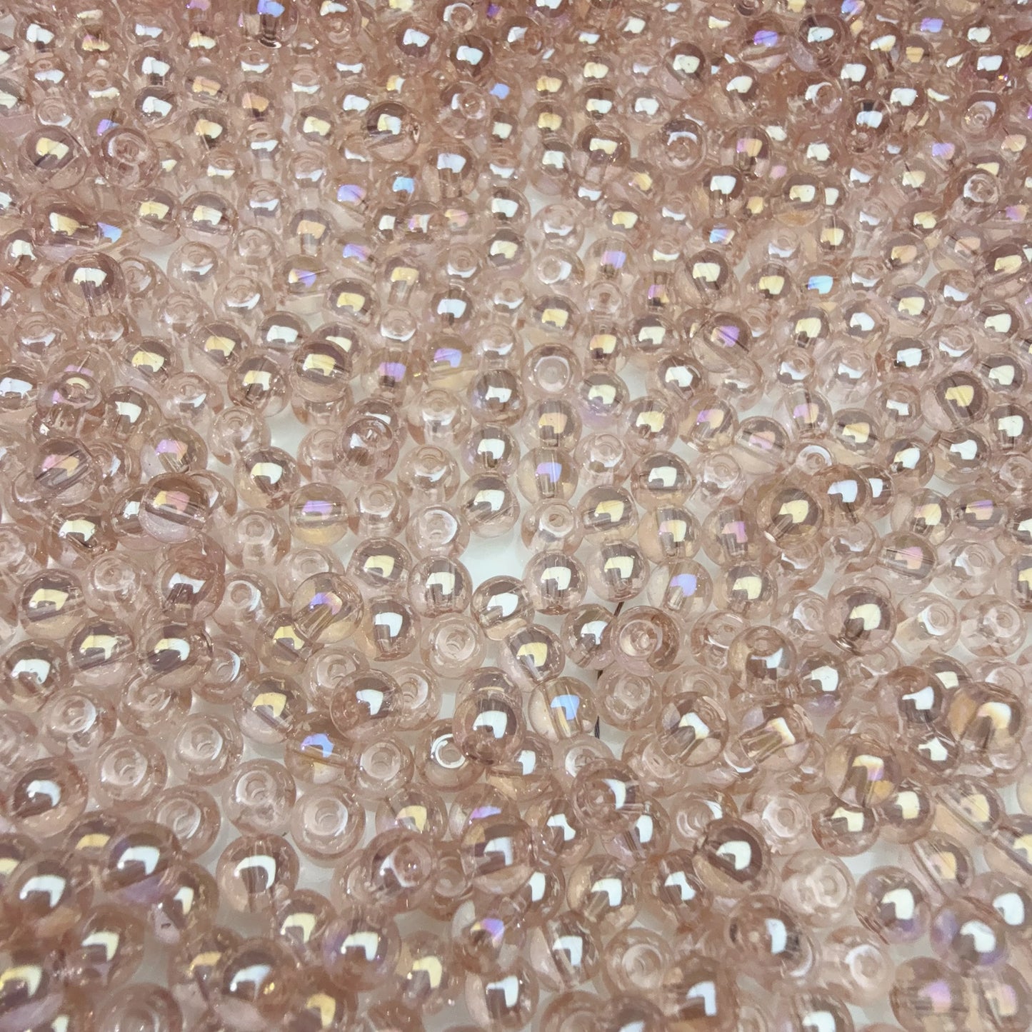 0 今日新色 クリア針針ラウンドビーズー4ミリ(0329)