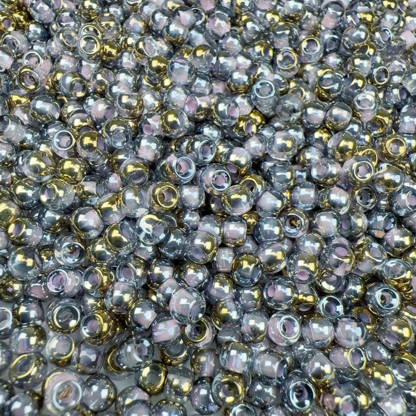 5-S 半金半玉 シードビーズ チビビーズ(0201)