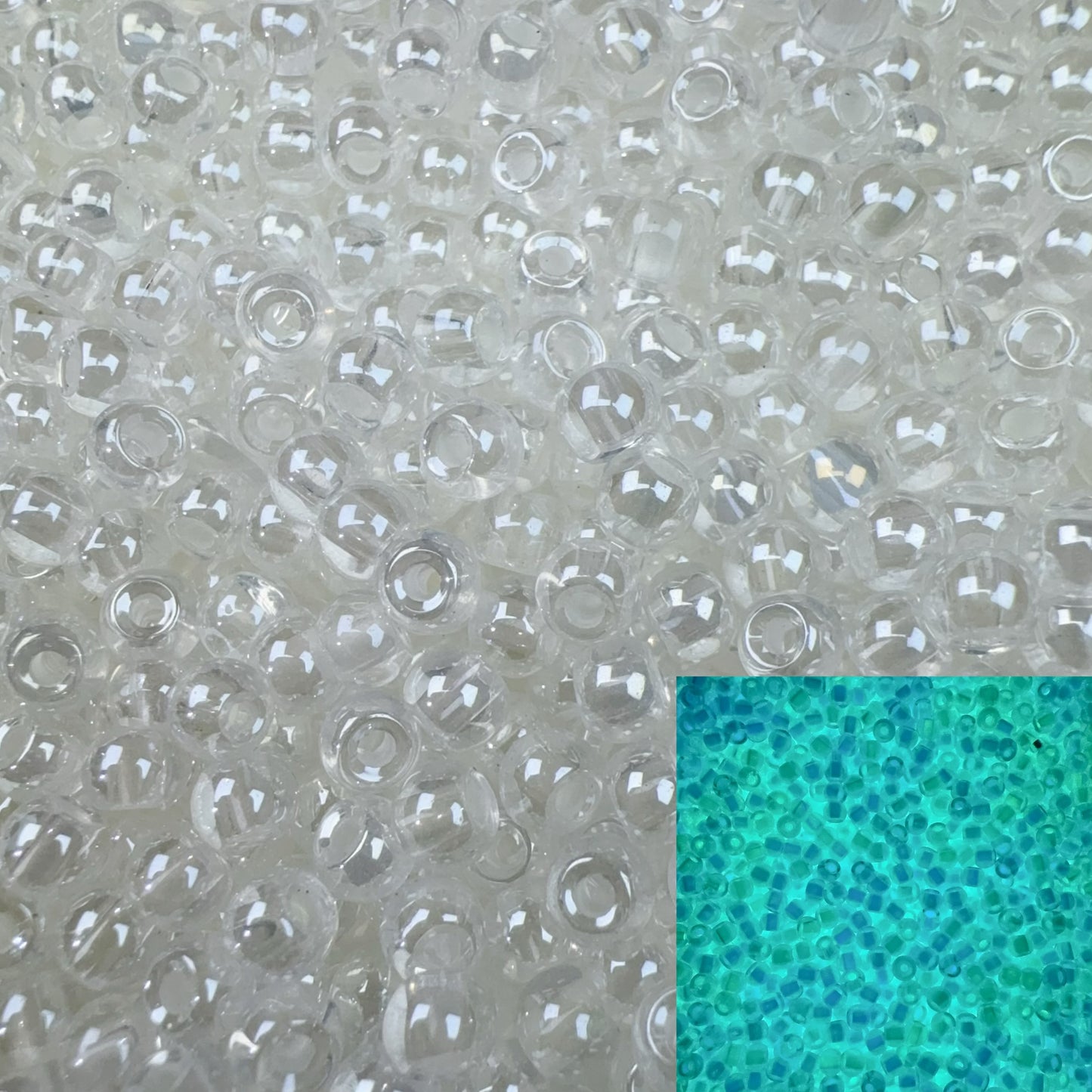 5-S 夜光効果シードビーズ チビビーズ(0207)