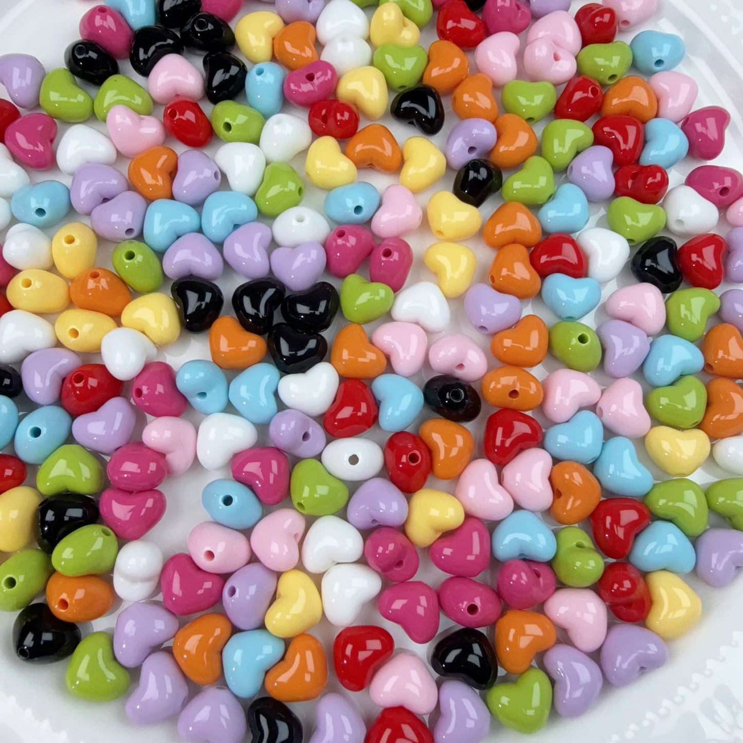 0 0再入荷 原色ハート  アクリル(0729)