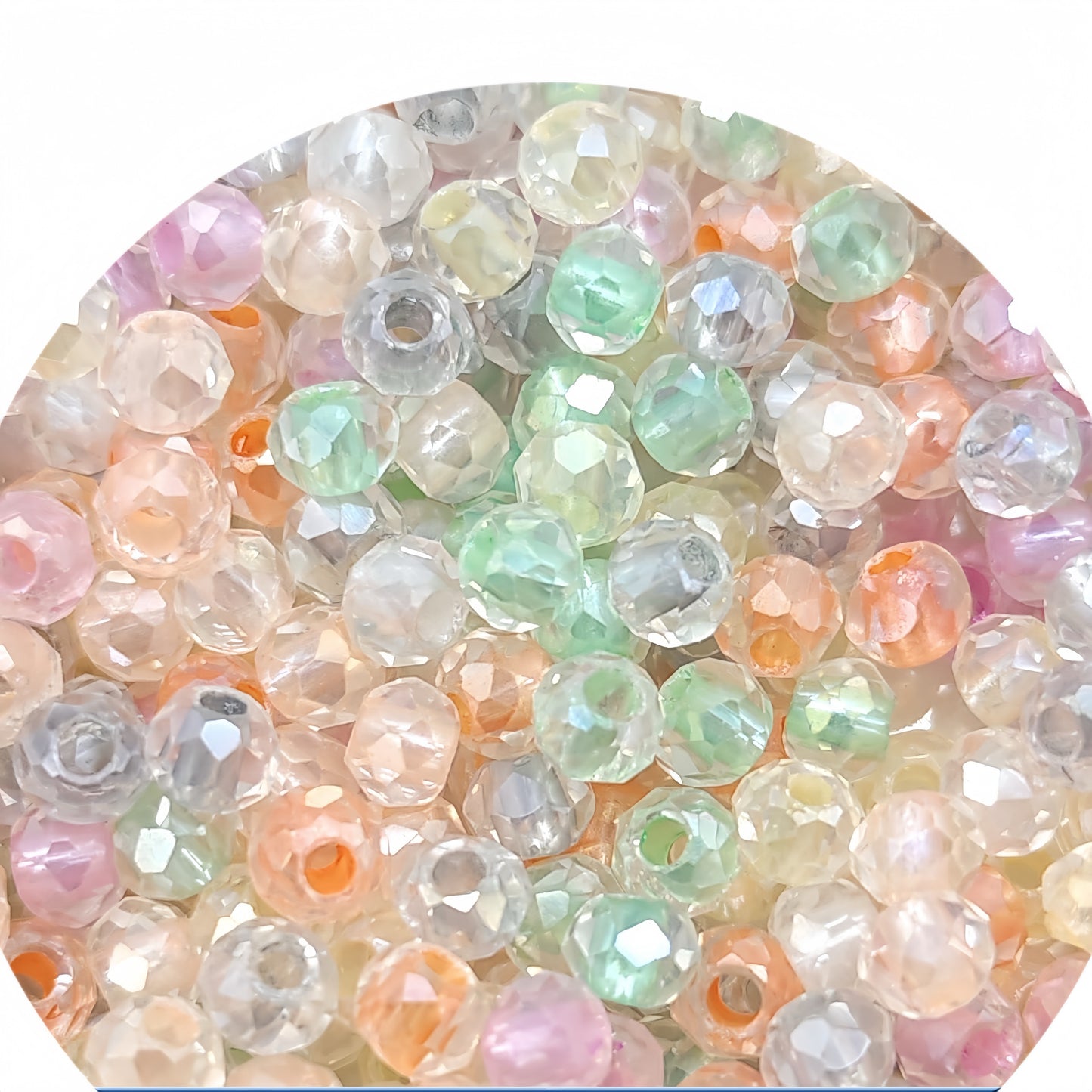 5-S ボタンカット クリアツヤツヤ シードビーズ チビビーズ(0216)
