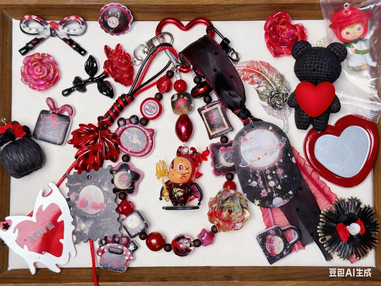 0 0今日新作 山野薔薇 アクリル混ぜ(1110)